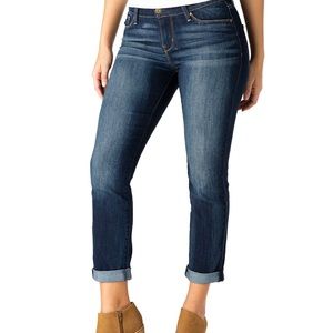 Levi Strauss signature modern slim cuffed cropped jeans, Size 14